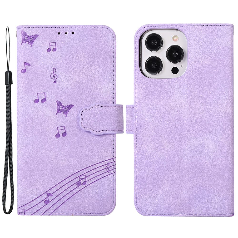 For iPhone 14 Plus PU Leather Phone Case Wallet Stand Cover with Imprinted Musical Notation Pattern For iPhone 14 Plus PU Leather Phone Case Wallet Stand Cover with Imprinted Musical Notation Pattern